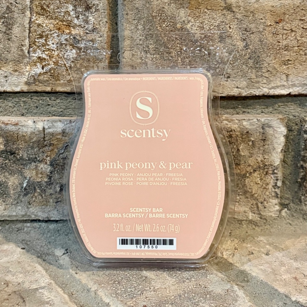 Pink Peony & Pear Scentsy Wax Bar